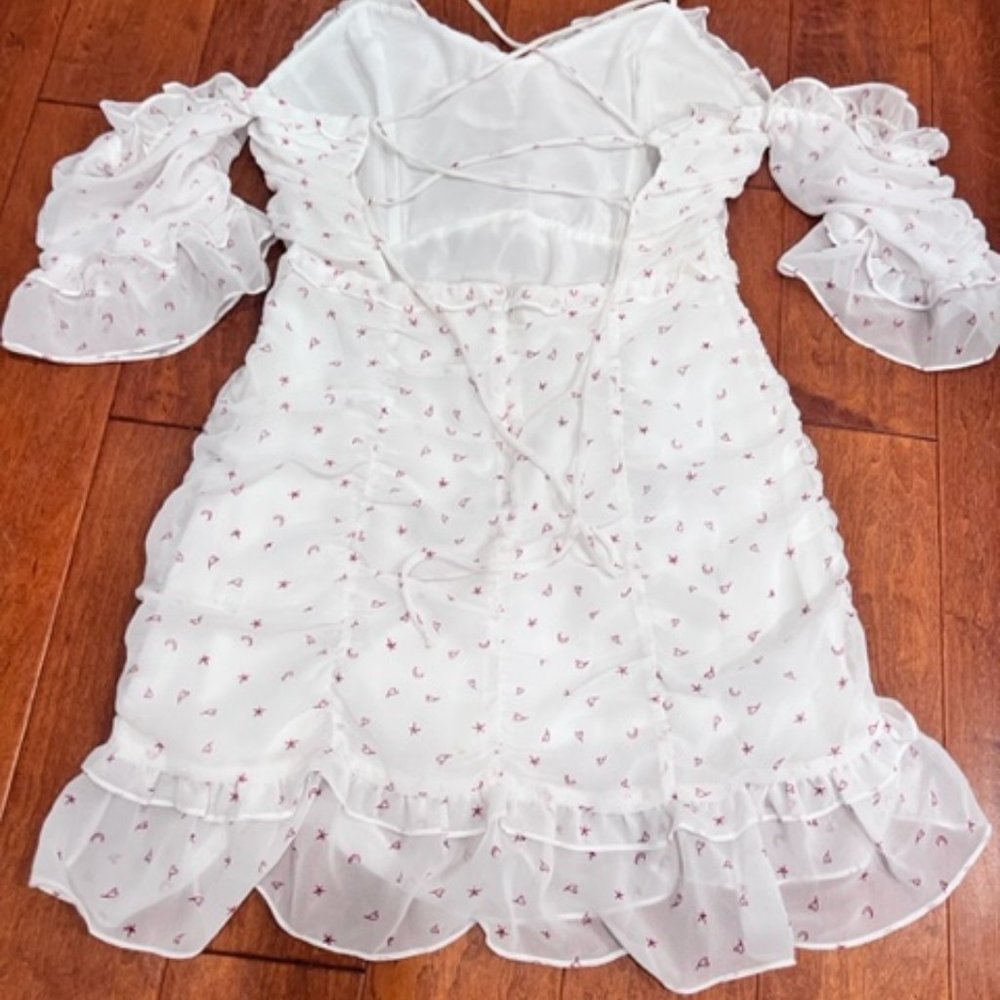 For Love & Lemons La Brooke Cocktail Dress- NEW size Large - Picture 4 of 8